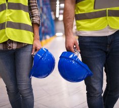 Delovne čelade in vizirji